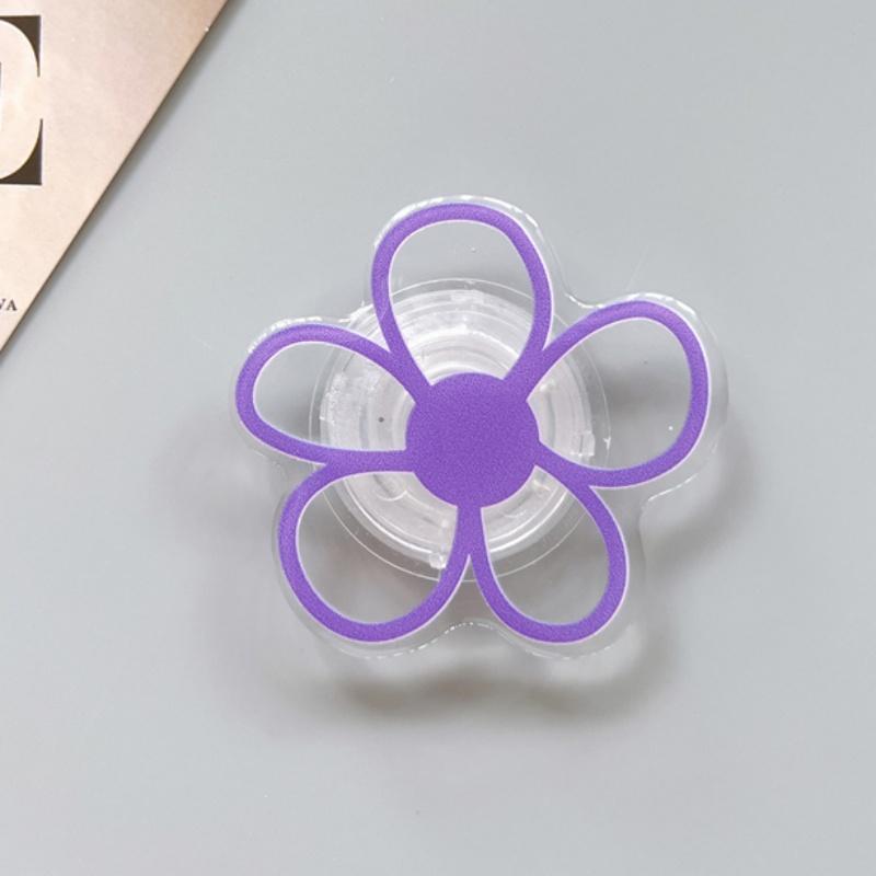 

INS Корея 3D Милый Цветок Прозрачный Держатель для Телефона Грип Ток Griptok Подставка для Пальца Складная Аксессуары для IPhone 14 15