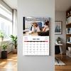 2026 Kalender-Arbeitshunde Wandkalender Linierte Blöcke Ganze Seite Monate Dickes & Stabiles Papier zur Kalenderorganisation & Planung
