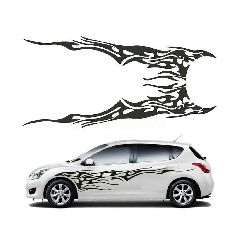 Car Sticker With Flame Totem (Right)