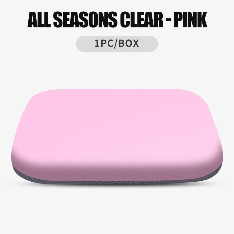 

1 шт. Эргономичная подушка для сиденья из пены с памятью для офиса, для студента, подушка для сиденья при геморрое, подушка для автомобильного сиденья, четыре сезона 40x40cm розовый