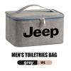 For Jeep Car Travel Portable Cosmetic Toiletries Bath Storage Bag Cherokee Wrangler JK Gladiator Compass Renegade Patriot AKL1