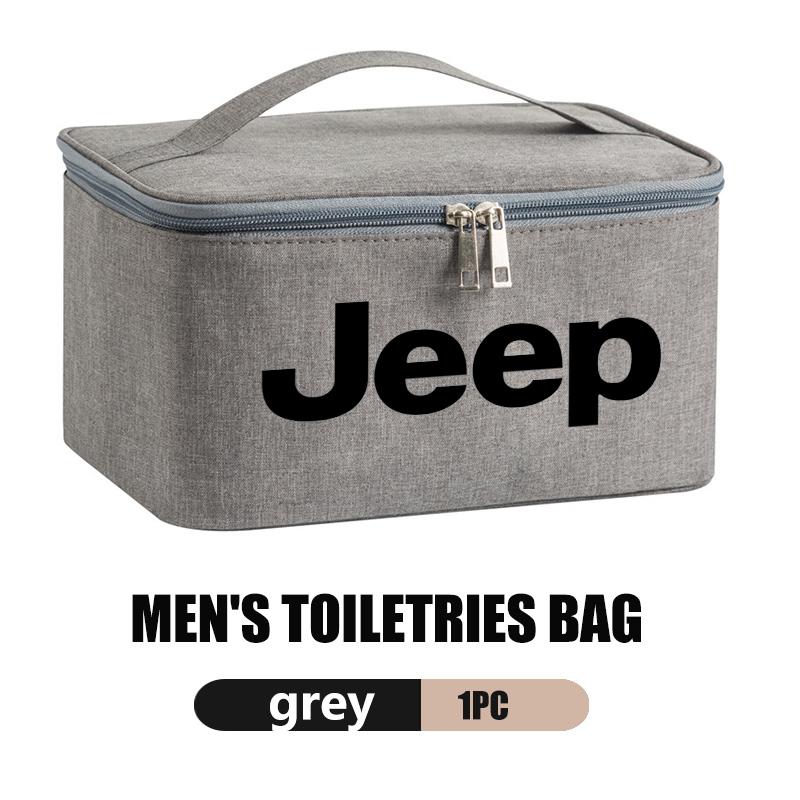 For Jeep Car Travel Portable Cosmetic Toiletries Bath Storage Bag Cherokee Wrangler JK Gladiator Compass Renegade Patriot AKL1