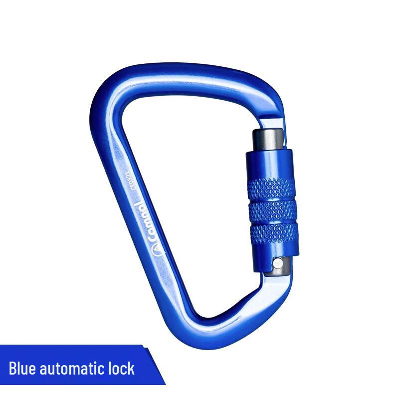 Longchan Outdoor Auto-Lock D-Shape Climbing Carabiner