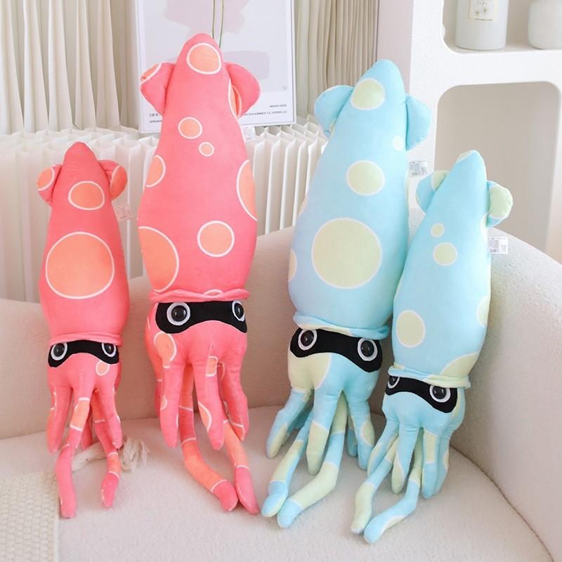 Cartoon Plush Squid Octopus Stuffed Animal Doll Children Birthday Pillow Gifts