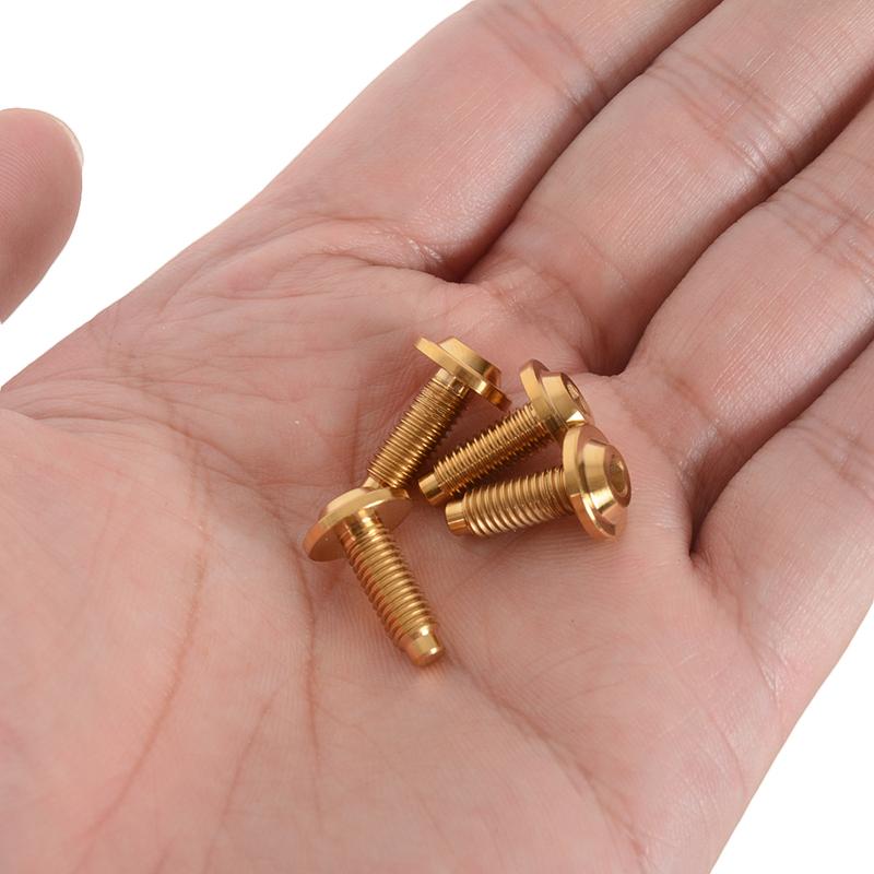 For Ducati V4 Streetfighter V4 V4S 4PCS Titanium Rear Tail Fairing Screw Motorcycle Tail plate Mounting Screws Bolts