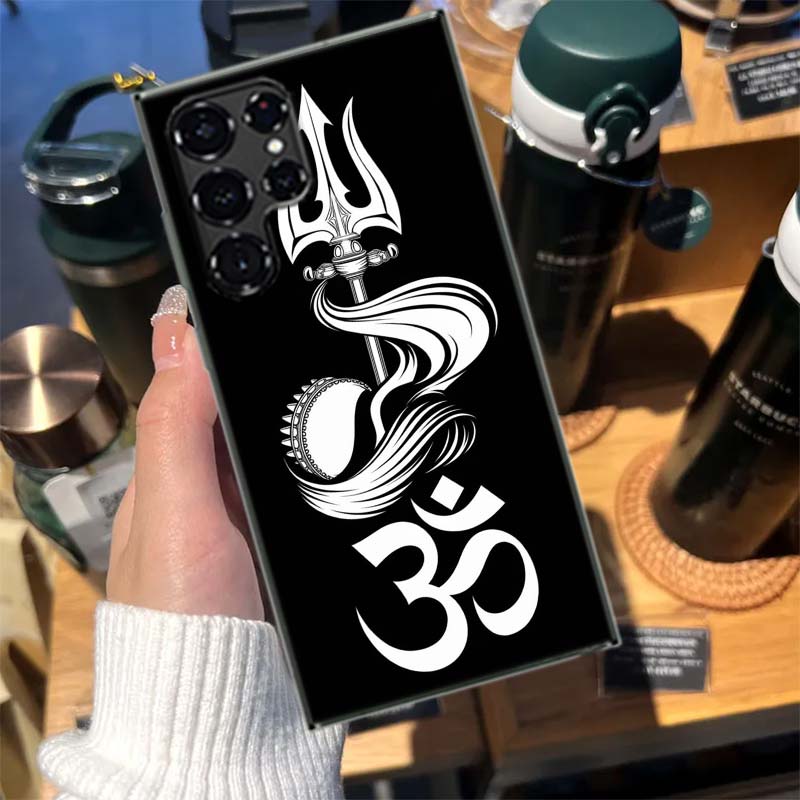 Om Symbol Meditation und Kreativität Hüllen Handyhülle für Samsung Galaxy S26 Ultra S25 Edge S24 S23 FE S21 Plus S20 S22 S10 Abdeckung