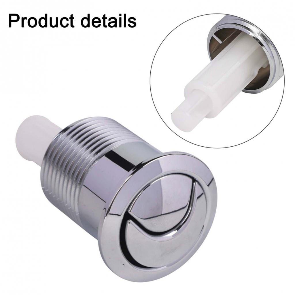 For Skipper 45 Dual Flush Chrome Button for Toilet Cistern Installation