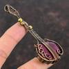 Kashmir Ruby Copper Wire Wrapped Pendant Gemstone Copper Pendant Ruby Guitar Jewelry Handmade Jewelry Gift For Mom Music Instrument Jewelry