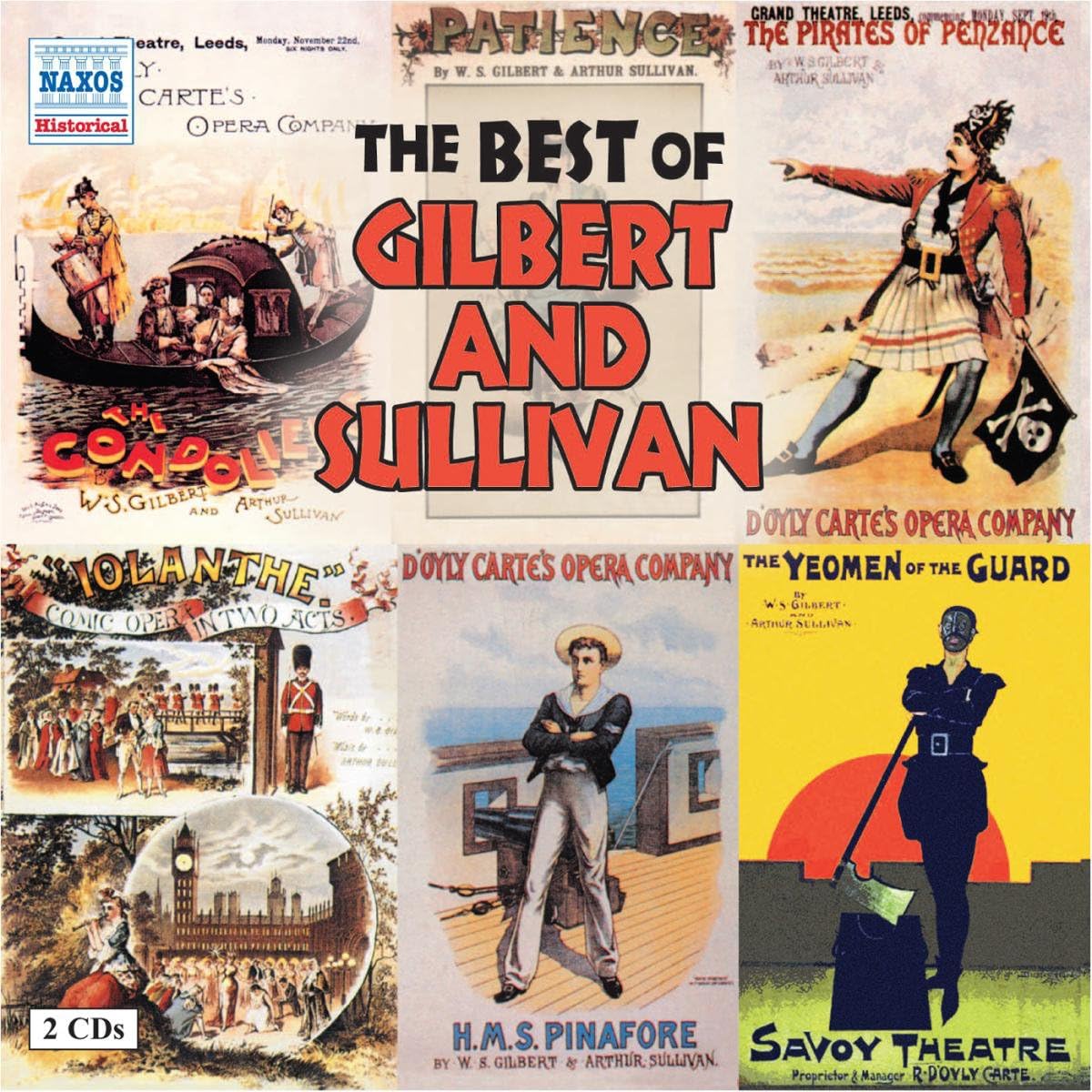 

CD GILBERT SULLIVAN Best Of Gilbert Sullivan Naxos Non Japan Classical Used