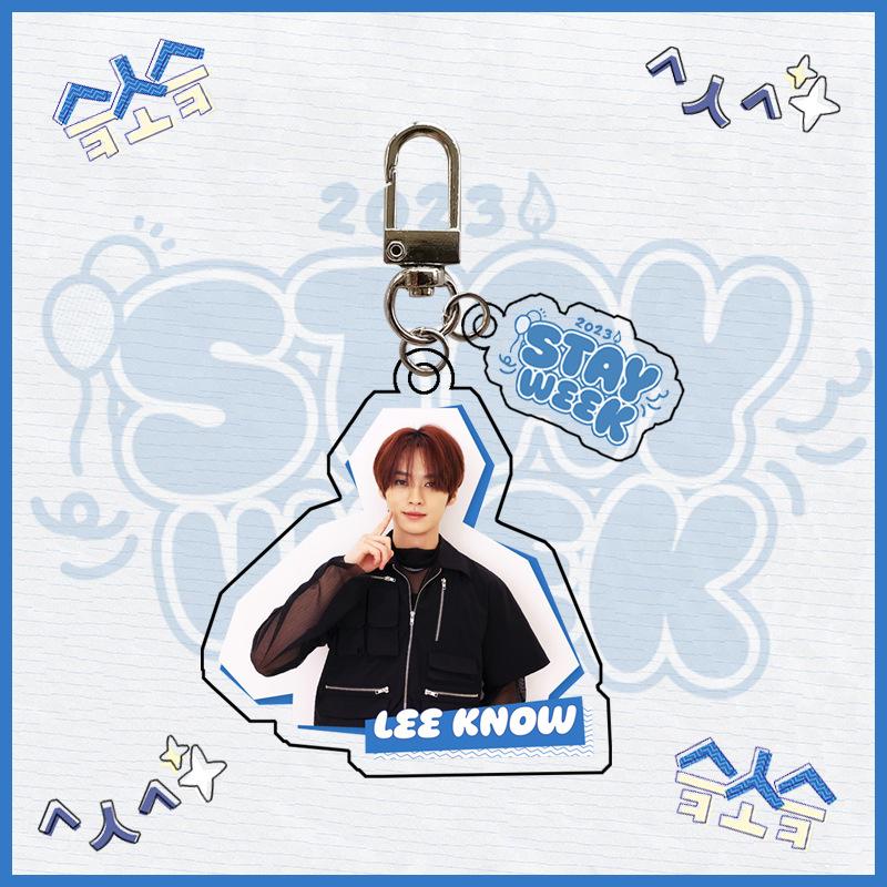 Stray Kids STAY Week Theme Acrylic Keychain Bang Chan Lee Know Changbin Hyunjin Han Felix Seungmin IN Kpop Fan Merchandise Bag Charm