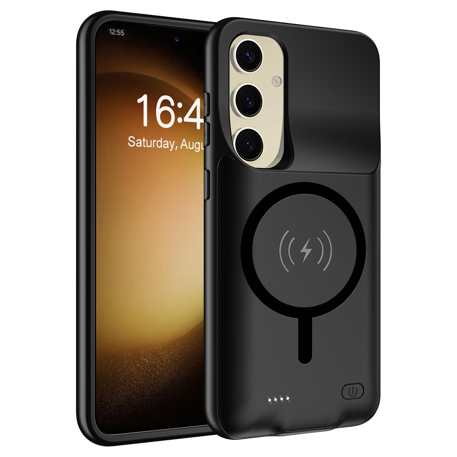 

For Samsung Galaxy S25+ TPU Edge Charging Case 10000mAh Extended Battery Compatible with MagSafe A