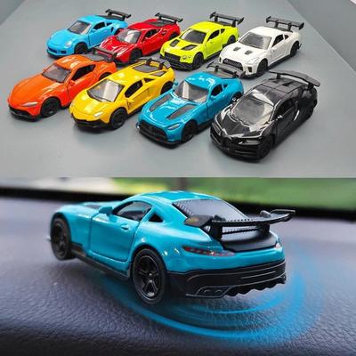 Sportovní auto Drift Otočné ozdoby Auto Dashboard Soustružení Závodní model Deco Auto individualita Dekorační sada pro středovou konzolu