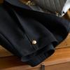 In Stock: Elegant One-Piece Pleated Short Skirt with Chic Metal Buckle for Women