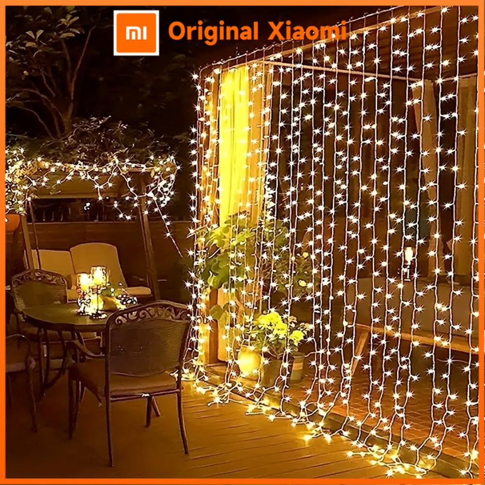 Xiaomi 3M LED Curtain String Lights Fairy Decoration USB Holiday Garland Lamp 8 Mode For Home Garden Christmas Party New Year Wedding
