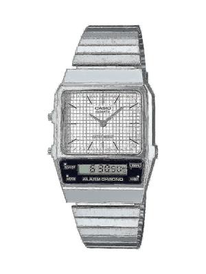Uhr Weiß Herren AQ-800E-7A,