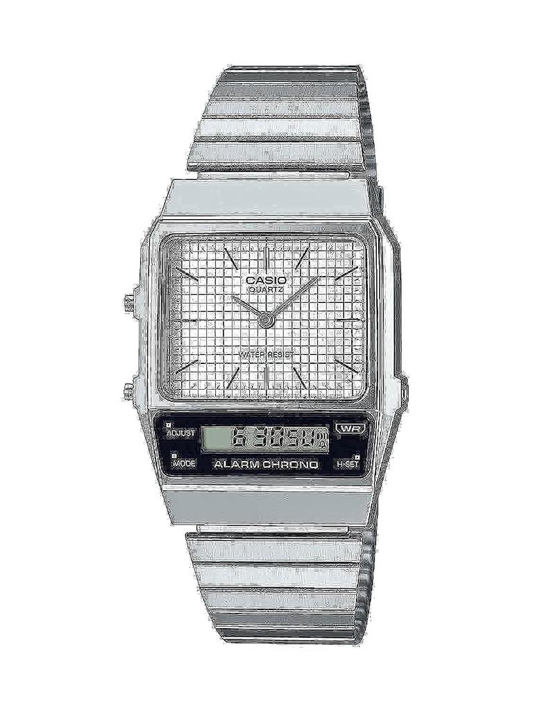 CASIO Watch White Men's AQ-800E-7A,