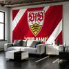 Individualus vardas VfB Stuttgart spausdinta gobelenas – Sieninė dekoracija miegamiesiems, bendrabučiams ir namų interjerui