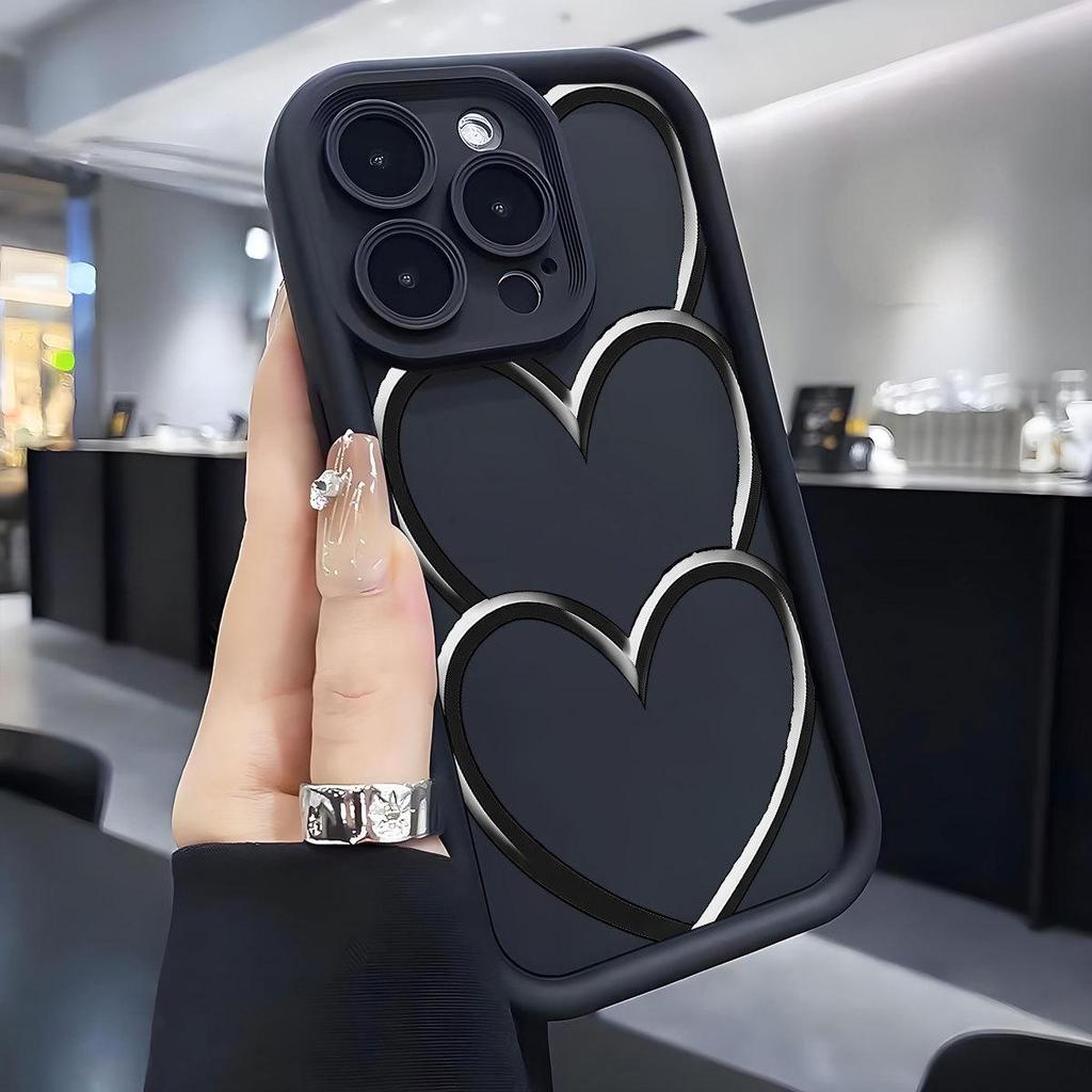 Black Heart Steps iPhone 14/15/16/17 Pro Max Case