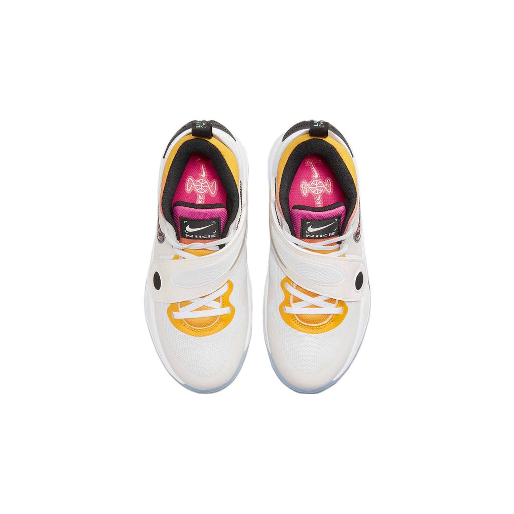 Nike Team Hustle D11 GS Doodles Kids Sneakers White Phantom Black FJ7688-101