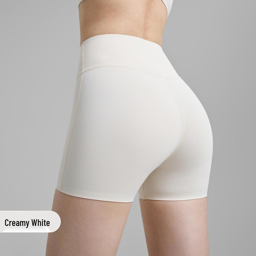 2025 Nude Feel Women's Yoga Peach Butt Fitness Shorts - Summer Three-Quarter Length for Running and Sports