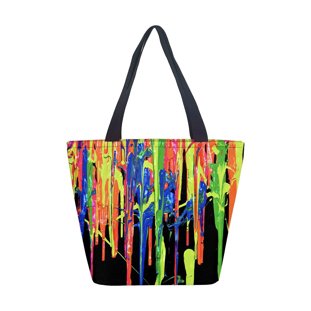 Women's Handbag No Theme Girl Shoulder Bag Printed Canvas Bag Fashion Trend Large Capacity Tote Bag