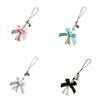 Bowknot Bow Phone Strap Pearl Mobile Phone Chain Pearl Phone Pendant  Telephone Jewelry