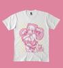 Super Sonico Pink Bear T-Shirt, Unisex Virtual Idol Anime Streetwear Tee, 100% Cotton Casual Short Sleeve Top