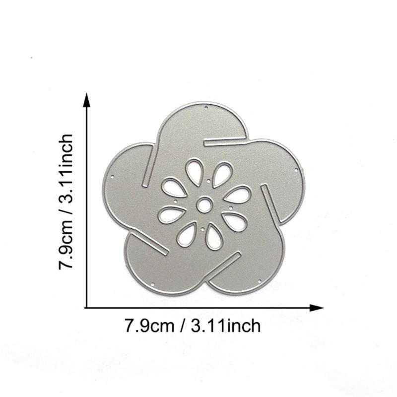 3D Flower Metal Cutting Dies DIY Craft Carbon Steel Embossing Template Stencil Scrapbooking for Card Die Cuts Mold
