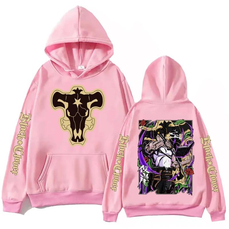 

Anime Black Clover Graphic Printed Hoodies Vintage Oversized Hooded Sweatshirt Long Sleeves Hoodie Men Women Clothes 3XL