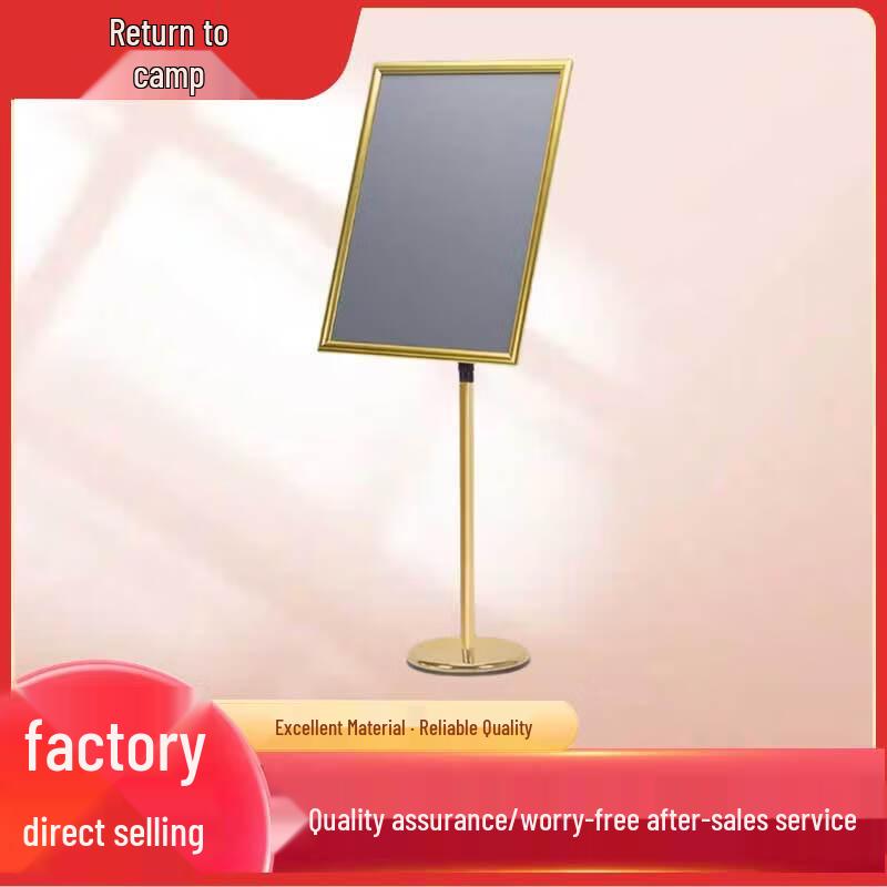 Guiving Stainless Steel A4 Sign Holder Floor Display Stand