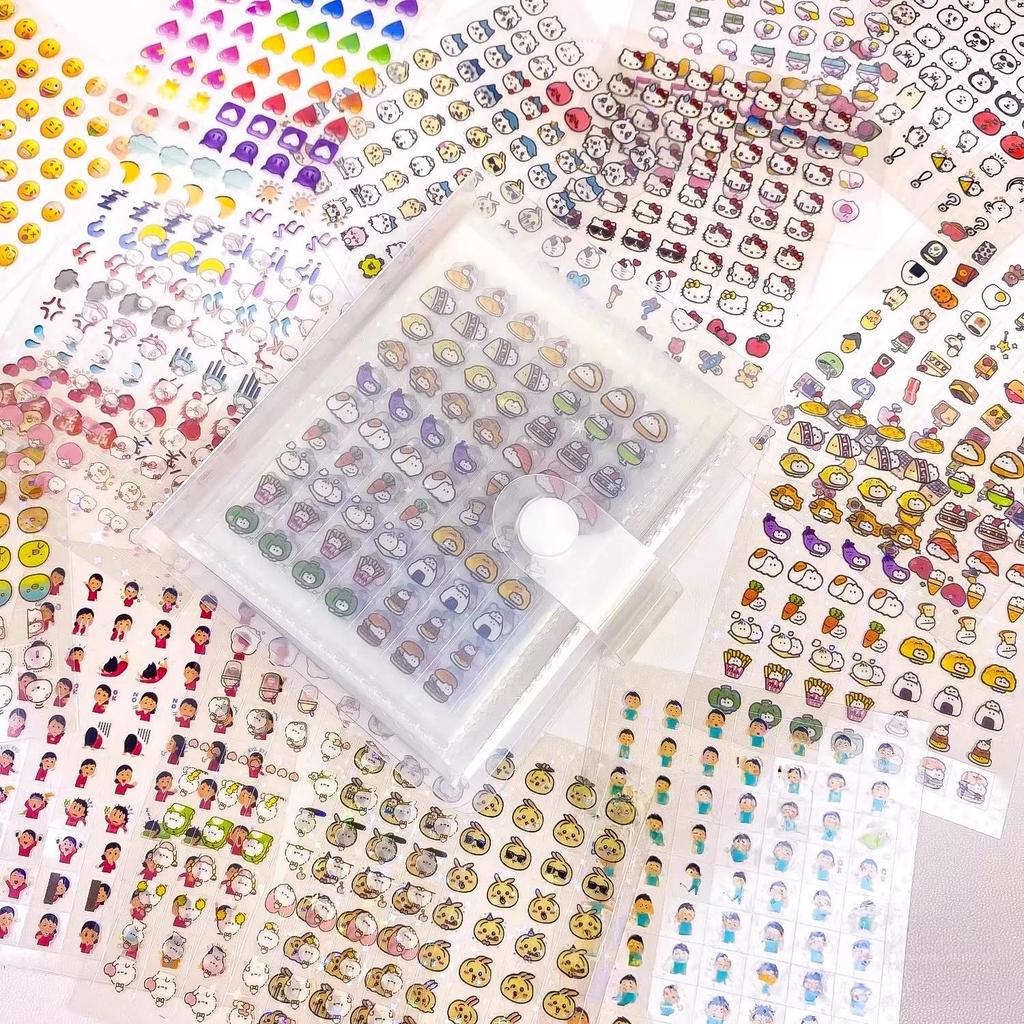 Mini Deco Sticker Book: 4800 Cute Nail Art, Nose Freckle, and Small Pattern Stickers