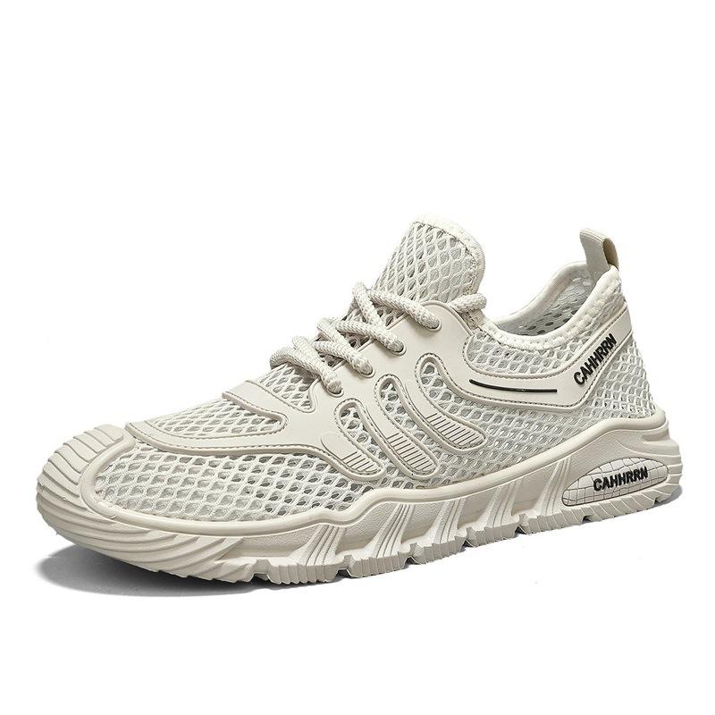 Men's Shoes 2025 New Summer Lightweight Soft-soled Sports Casual Shoes Thin Hollow Mesh Breathable Men's Mesh Shoes