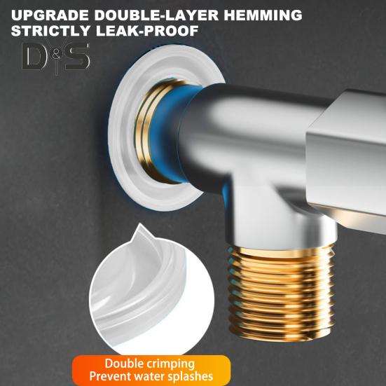 10/20/30/50/100Pcs Faucet Leak-Proof Sealing Gaskets Heat-Resistant Easy Installation Drip Prevention Triangle Valve Faucet Sealing Gasket Replacement