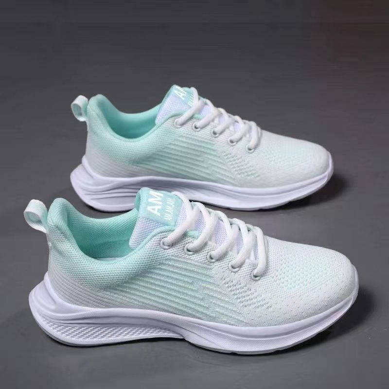 WTEMPO Damen Sommer Sneaker Atmungsaktiv Dünn Leicht Mesh Sportschuhe Rutschfest Freizeit Schuhe Stoßdämpfende Laufschuhe