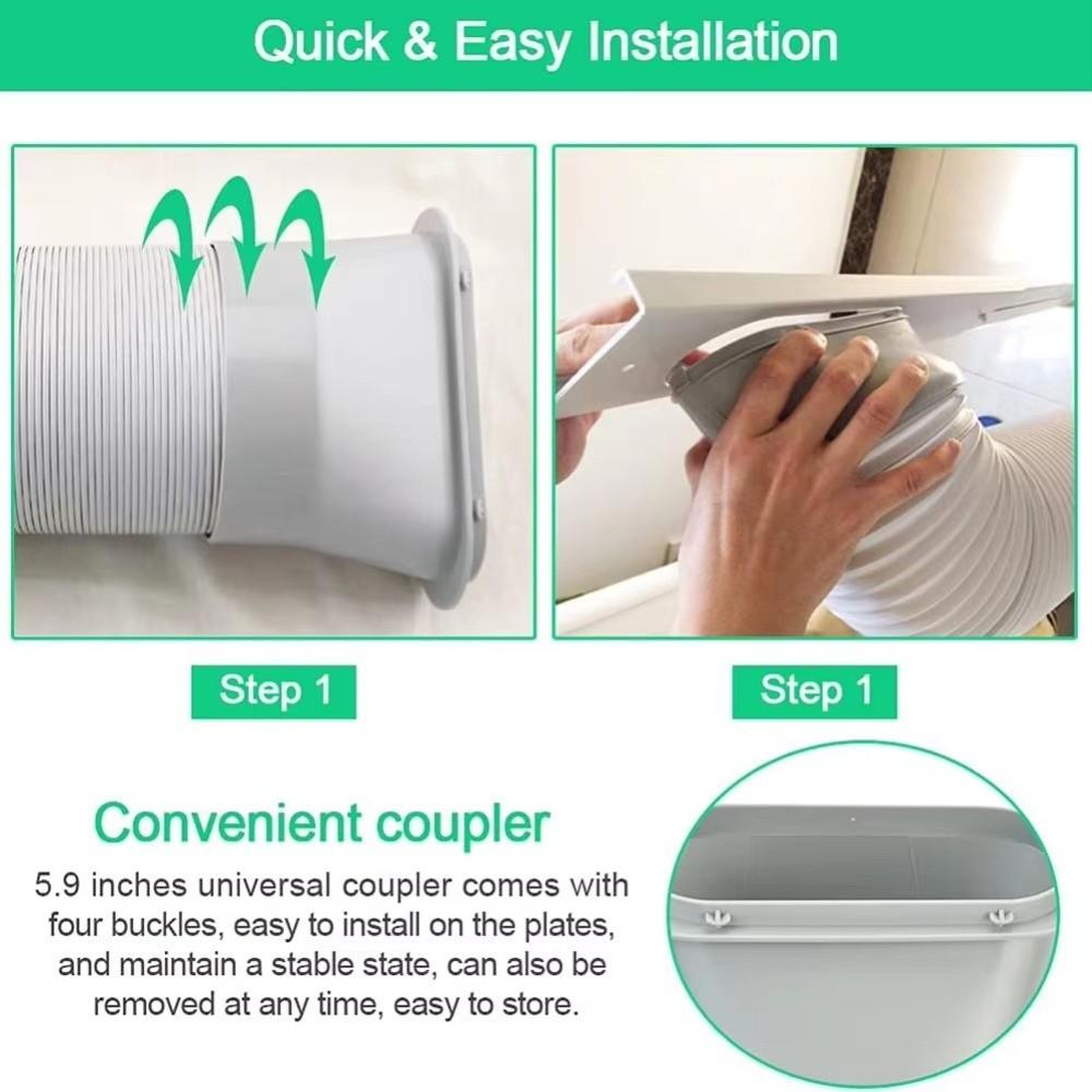 130/150 MM Air Conditioner Hose Adapter Window Vent Pipe Adapter  Air Conditioning Use