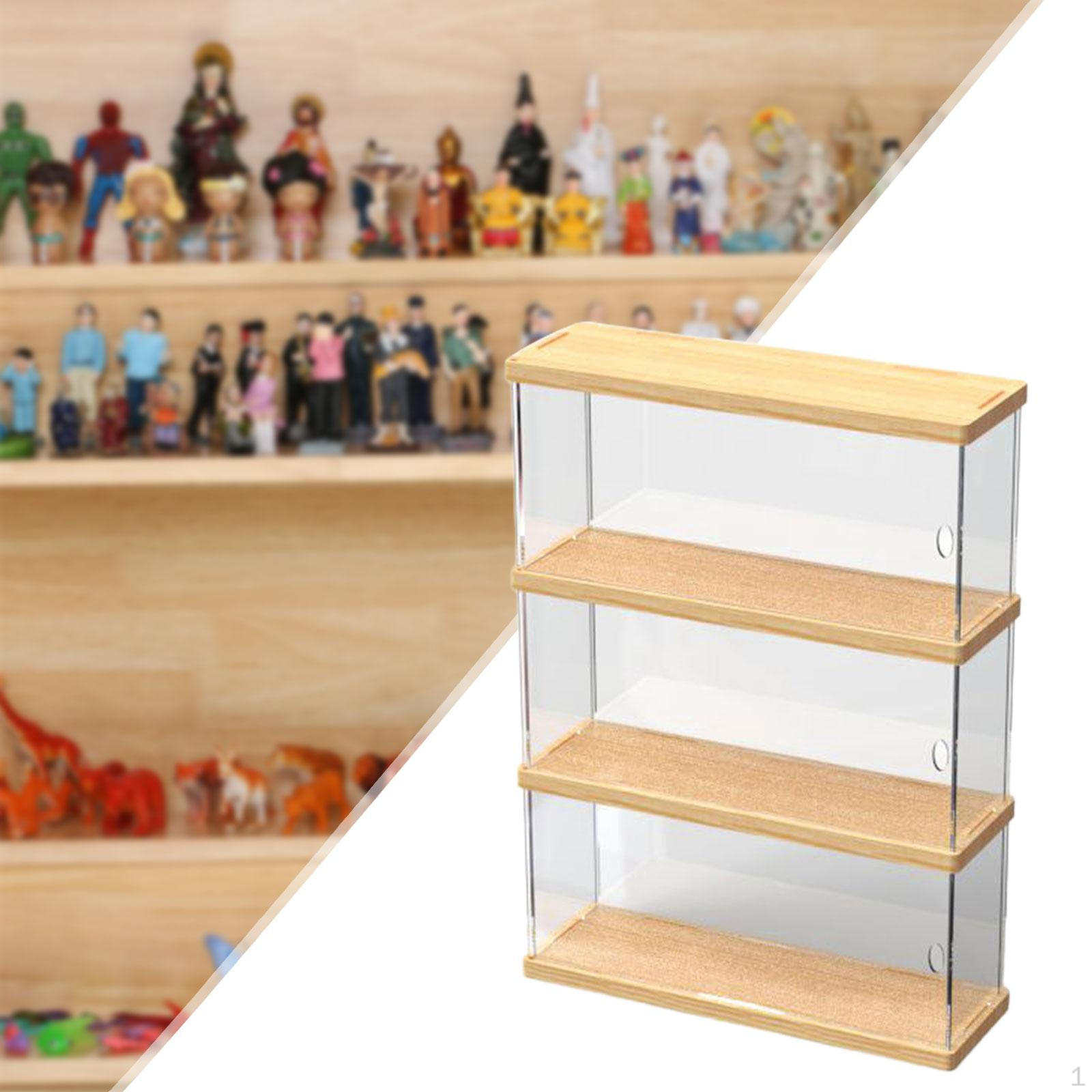 

Акриловая витрина, прозрачная коробка, куб на столешнице для коллекционирования, фигурки, миниатюра 3 Layer 30cm