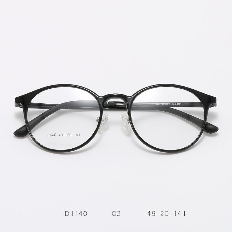 

Корейские ультралегкие модные очки для близорукости - Большая круглая оправа черепаховый панцирь для мужчин и женщин Plano Lenses