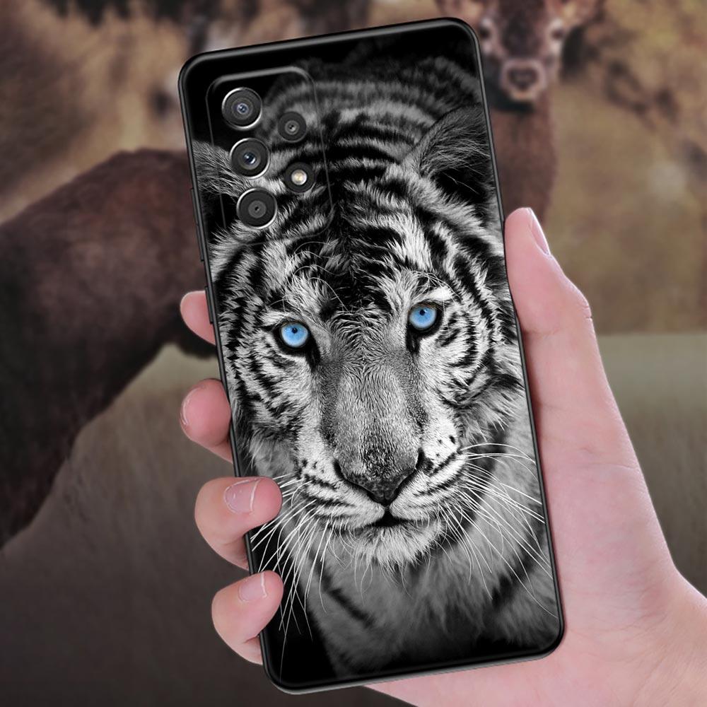 Wolf Lion Tiger Animal Fundas For Samsung Galaxy A56 A55 A36 A26 A16 A54 A52 A72 A35 A34 A25 A21S A14 A06 Case Soft Phone Cover