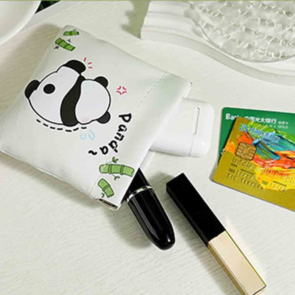 

Panda Lipstick Storage Bag Leaf Spring Bag Glasses Bag Cute Makeup Bag Travel