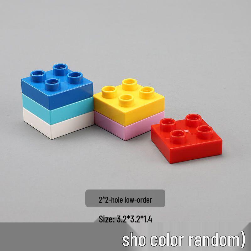 Educational Large Baseplate Road for Building Blocks - Compatible with LEGO, Ideal for Children's Early Education and Interlocking Block Play