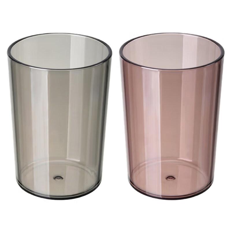 LIEI Simple Plastic Toothbrush & Mouthwash Cup