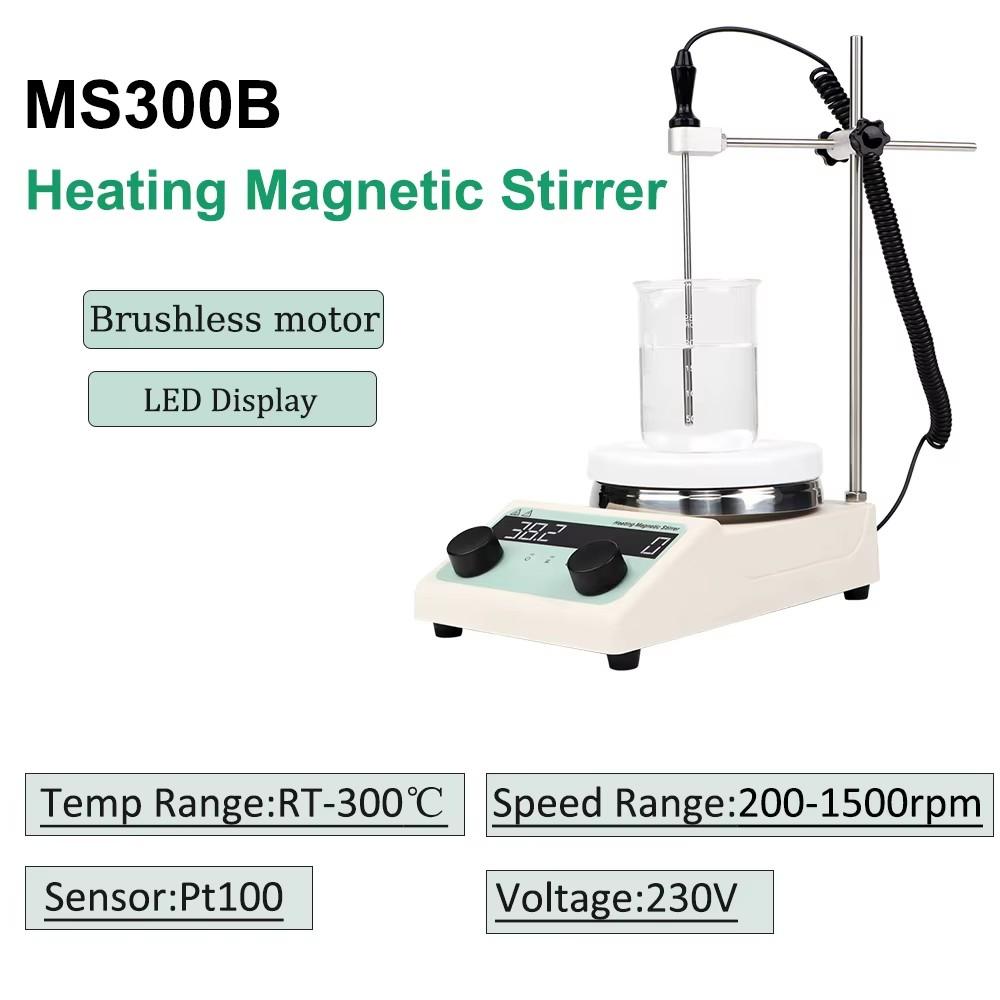 EU Plug Heating Magnetic Stirrer With Heating Stirrer Laboratory Thermostatic Digital Display Magnetic Mixer Hot Plate