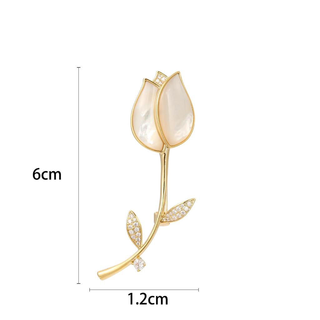 Snowflake & Butterfly Zircon Brooch with Freshwater Pearl for Women's Korean Style Suit Coat