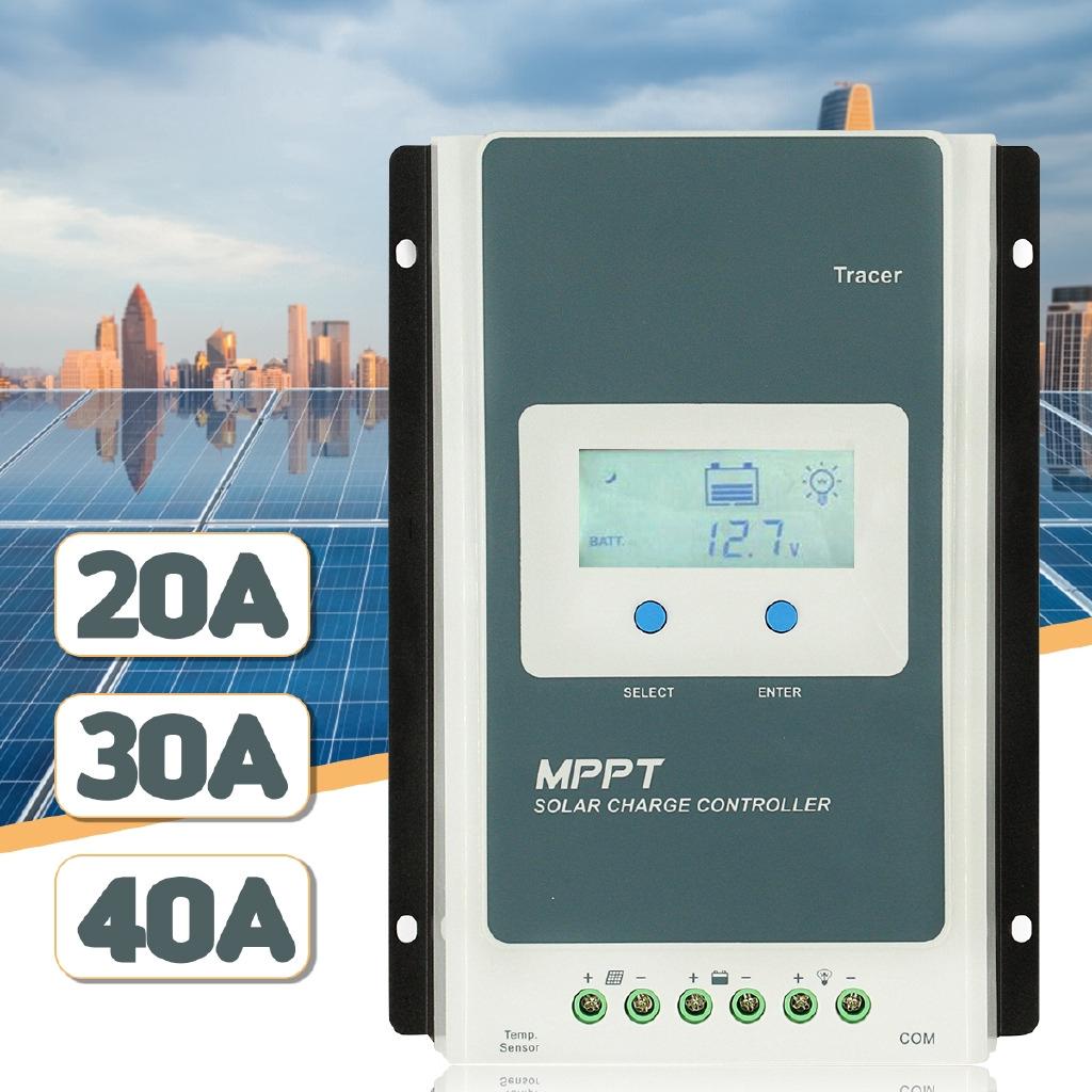 

20A/30A/40A EPEVER Tracer MPPT ЖК-дисплей Контроллер заряда солнечной батареи Регулятор аккумулятора Инструменты 20A