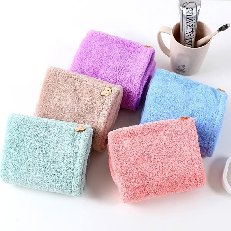 Women's Super Absorbent Quick-Drying Hair Wrap Towel for Long, Thick Hair