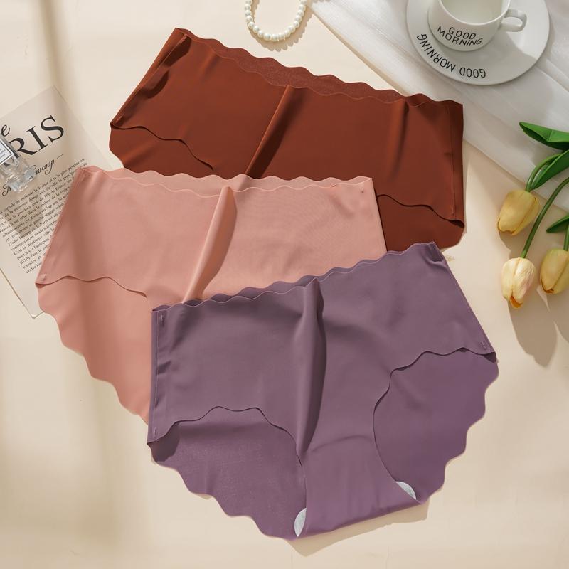 Ice Silk Briefs Women's Thin Breathable Underwear Quick-drying Ladies Panties