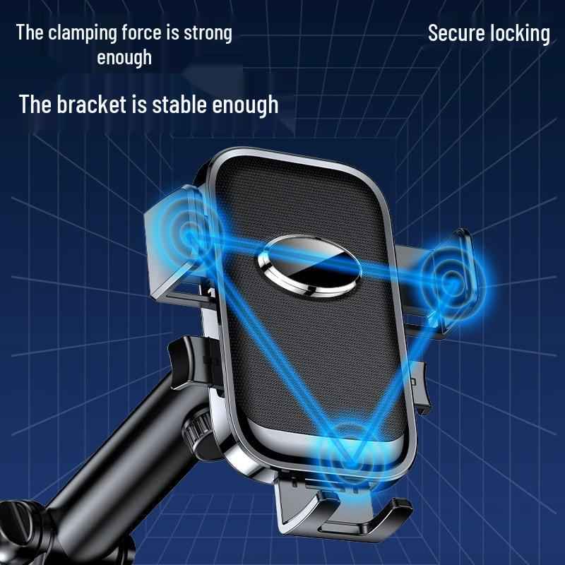 Παγκόσμια Βάση Τηλεφώνου για Ταμπλό Αυτοκινήτου & Αεραγωγό με Βεντούζα (Μοντέλο 2025)