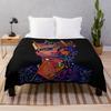 Abstract Kendrick Lamar King Throw Blanket