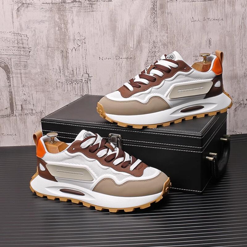 

Модные новые мужские повседневные кроссовки для ходьбы, модные дышащие мужские кроссовки на платформе для бега, обувь для мужчин, Zapatillas Hombre a39 43