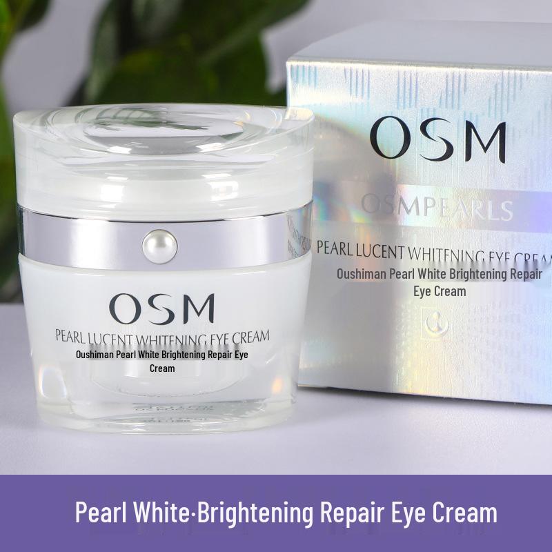 

Oushiman Жемчужный белый крем для глаз 20 г - Уменьшает мелкие морщины, Отбеливает, Осветляет, Увлажняет и Питает